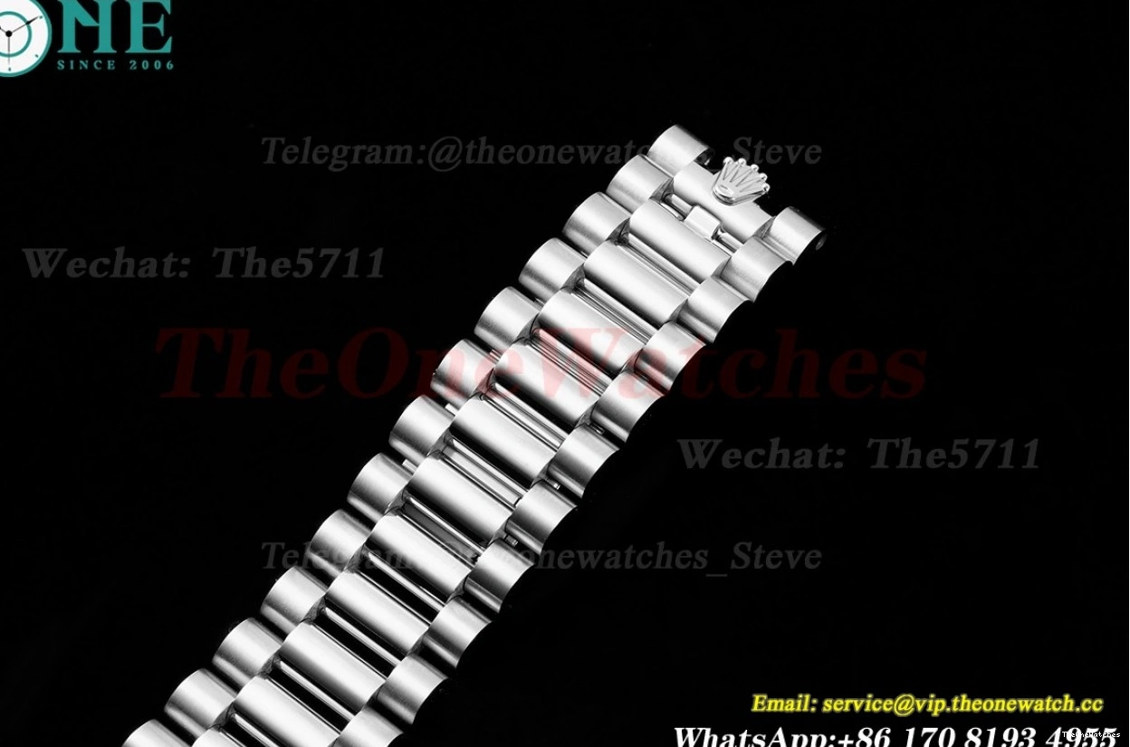 40mm Silver Stk DayDate EWF A2836 SS SS 0218